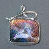 Colorful Silver and Glass pendant